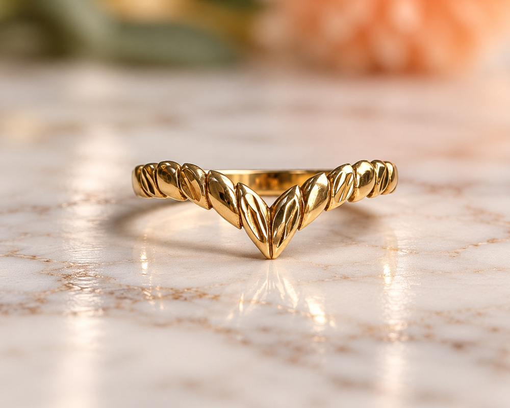 vintage wishbone ring vintage 9ct gold wishbone ring for sale in Leeds